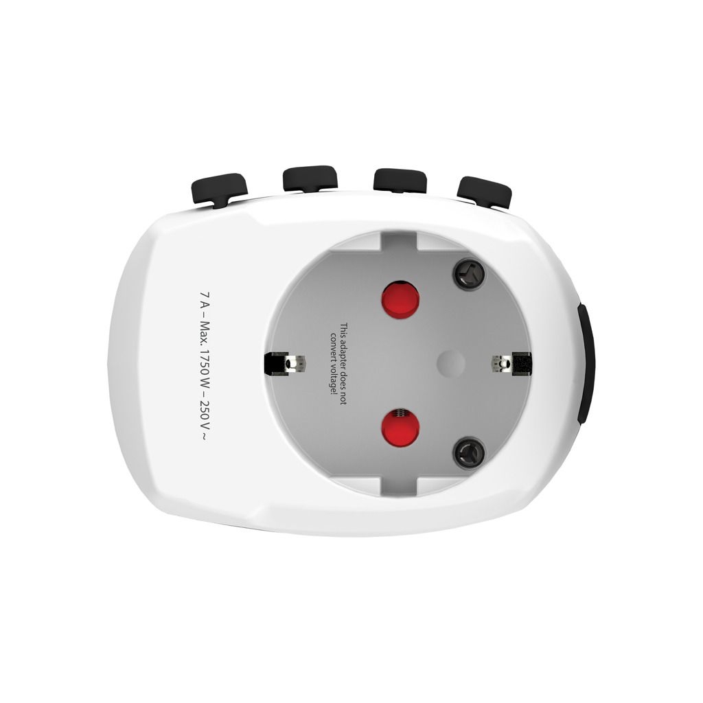 XDRB1.10314-5SKROSS Pro 3-Pole World Travel Adapter_ weiss
