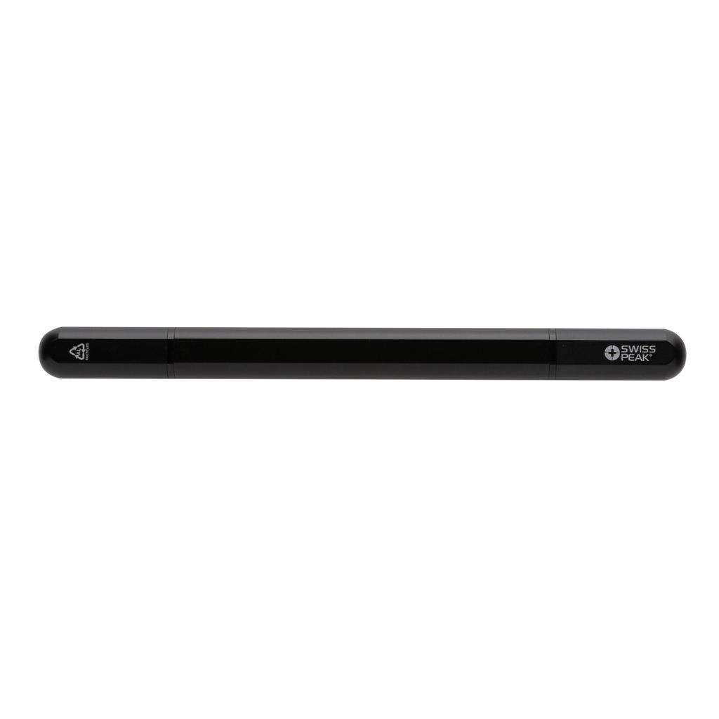 XDP611.25-1Swiss Peak Storm Dual-Tip-Pen aus RCS recyceltem Aluminum_ schwarz