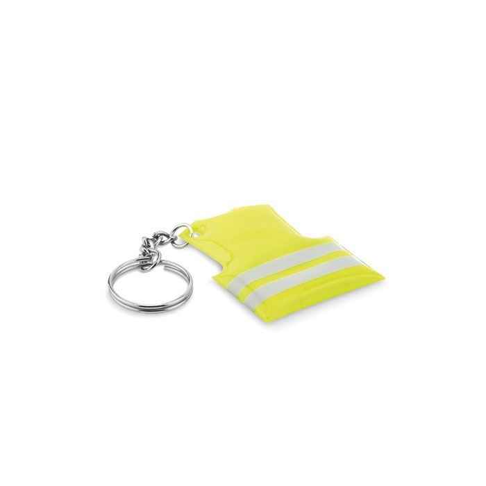 MO9199-70Visible Ring Schluesselring Sicherheitsweste_ Neon Gelb