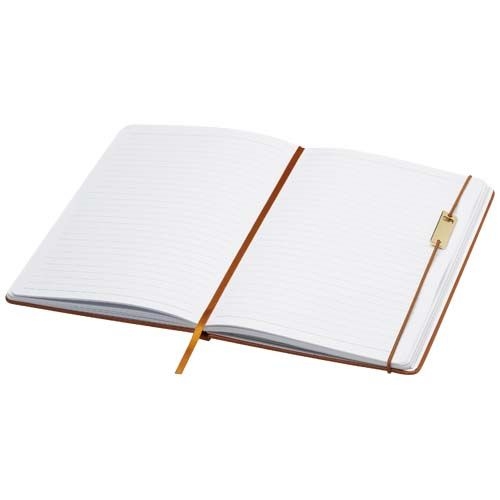 PF107925-1Legato A5 Notizbuch und Tintenroller Set _blaue Mine_ braun