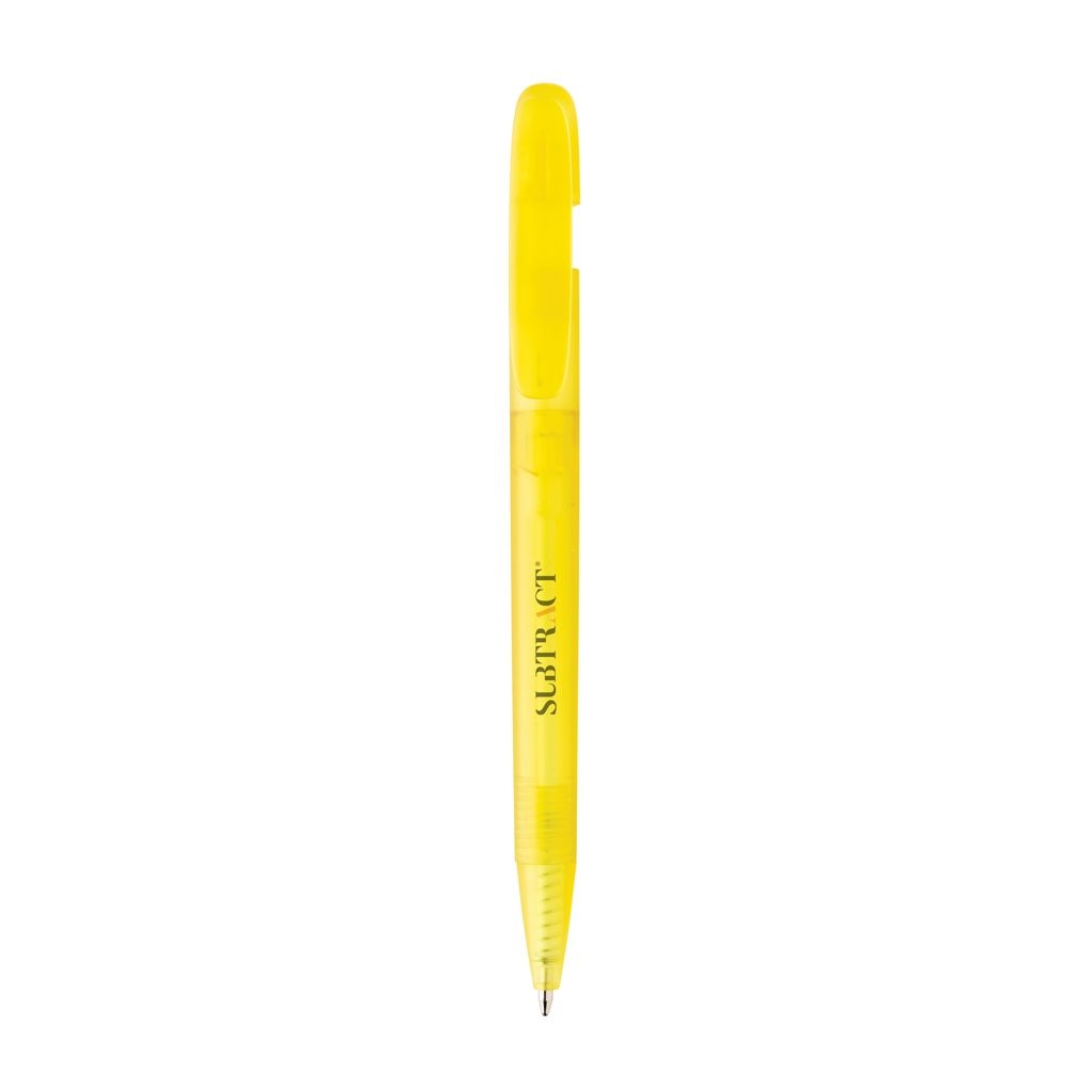 XDP611.26-06Devin transparenter Stift aus GRS zertifiziertem rABS_ gelb