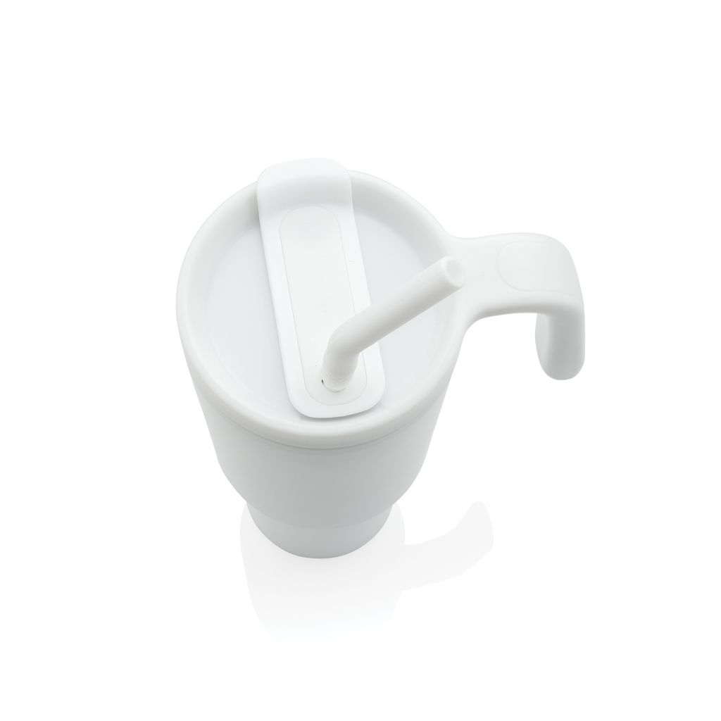 XDP437_32-03Graphic 360 Becher aus RCS-zertifiziert recyc. Stahl_ 900ml_ weiss