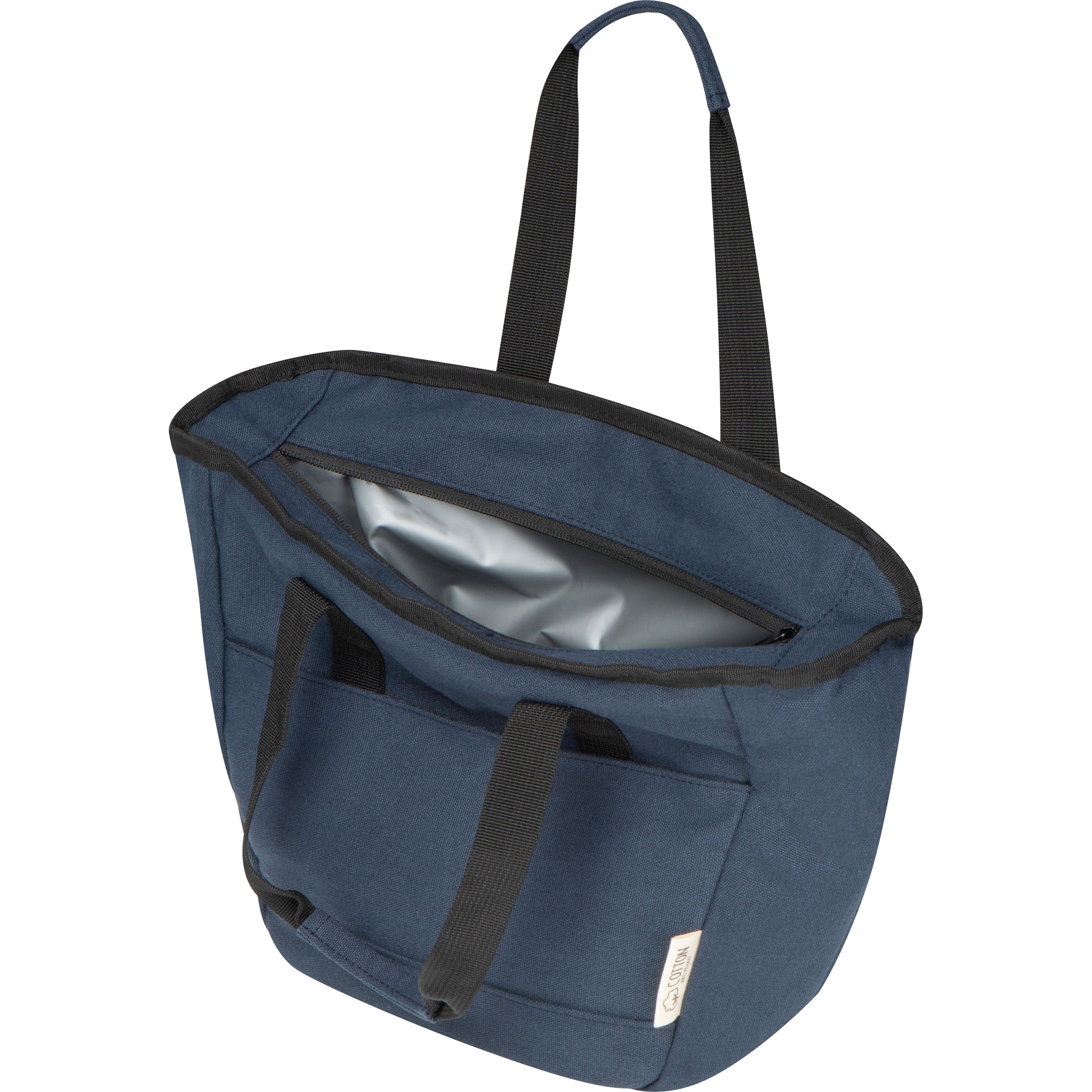 MA64393-44Kuehltasche aus recycelter Baumwolle JAGODA_ dunkelblau