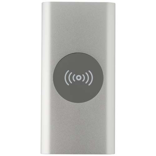 PF124385-3Juice 8000 mAh Typ-C kabellose Powerbank aus recyceltem Aluminium_ silber