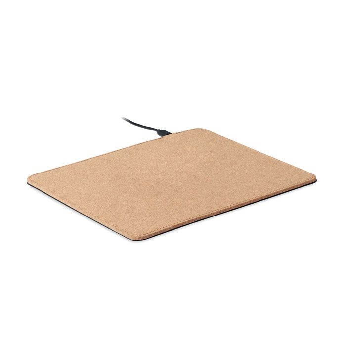 MO6476-13Wireless Matty Mousepad mit Ladestation 15W_ beige