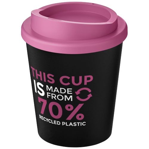 PF210454-11Americano® Espresso Eco 250 ml recycelter Isolierbecher_ schwarz_magenta