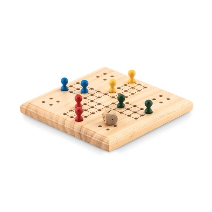 MO6110-40Ludo Reisespiel Ludo_ holz