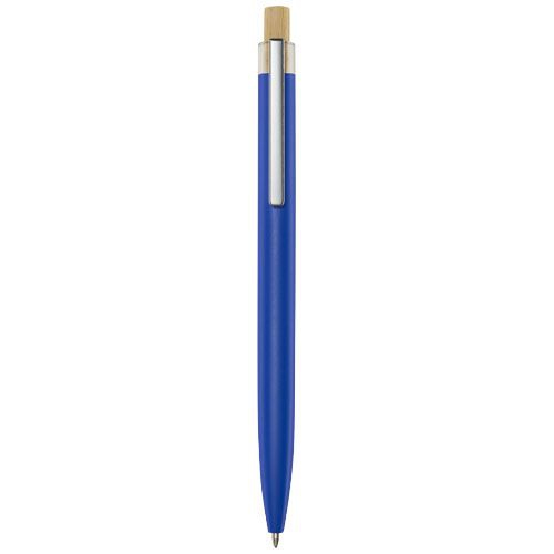 Nooshin Kugelschreiber aus recyceltem Aluminium, blau