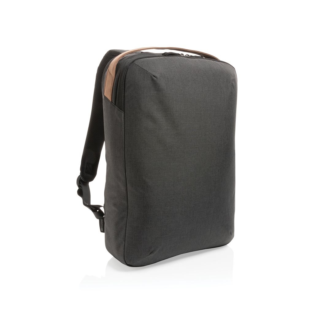 XDP762_91-1Impact AWARE™ 300D Two-Tone Deluxe 15.6_ Laptop-Rucksack_ schwarz