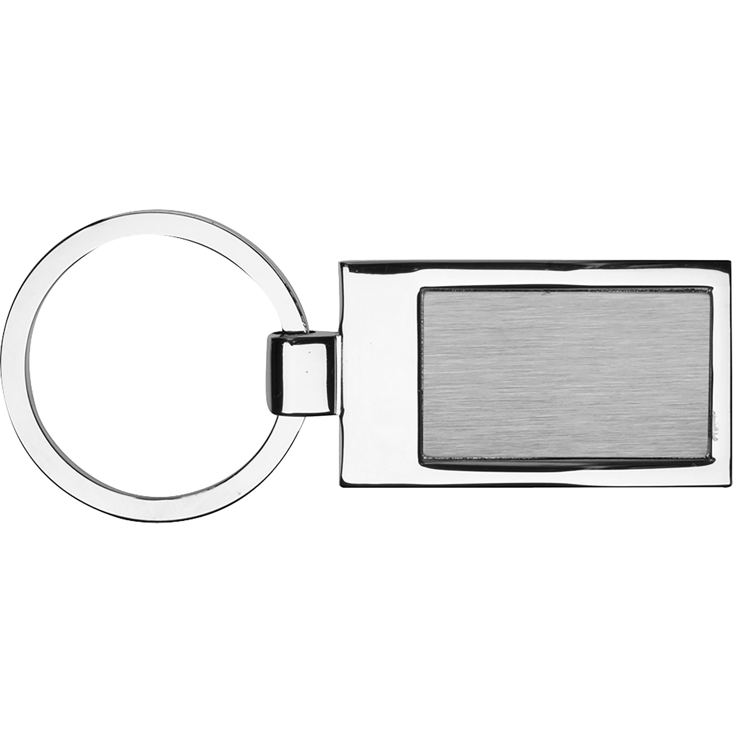 MA92212-07Metall Schluesselanhaenger_ rechteckig_ silbergrau