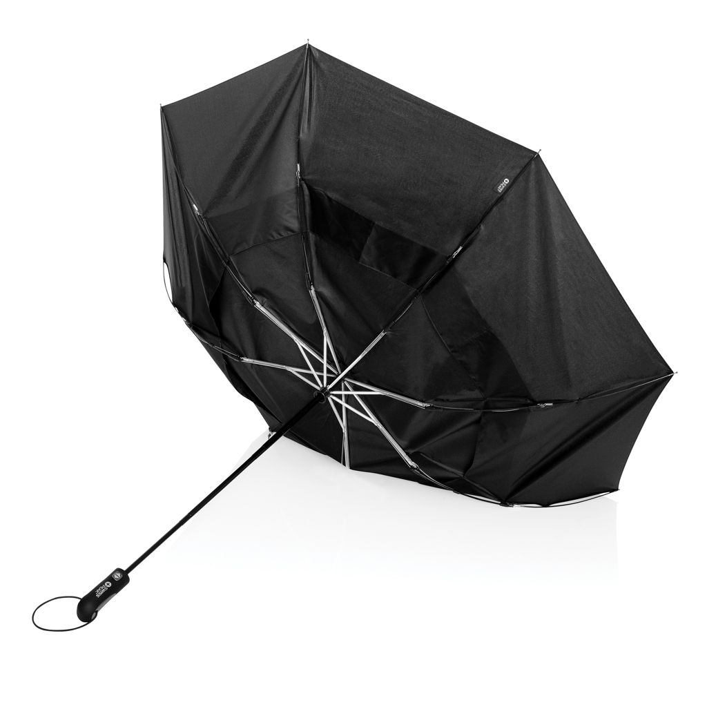 XDP850.33-1Swiss Peak AWARE™ Tornado 27_ Taschen-StormProof-Schirm_ schwarz