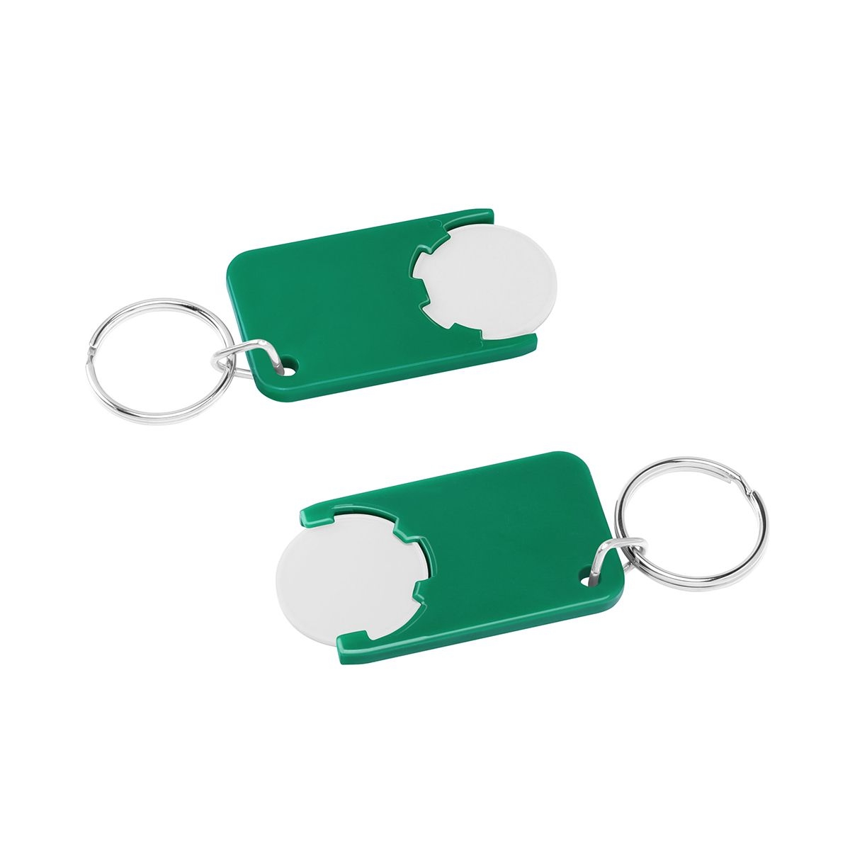 HE7454R-0-2Chiphalter mit 1€-Chip _Beta_ weiss_ gruen HE7454R-0-2Chiphalter mit 1€-Chip _Beta_ weiss_ gruen