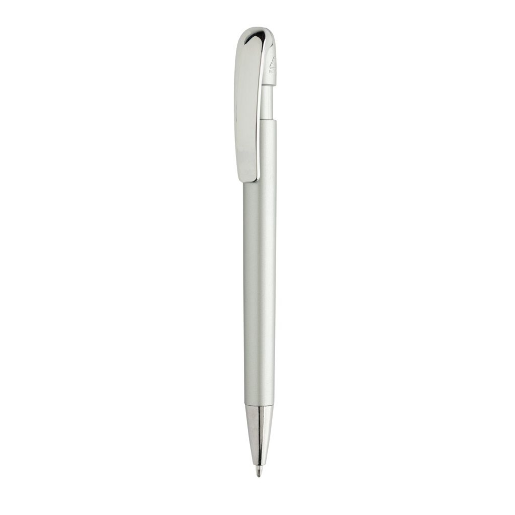 XDP611.39-02Glide GRS-zertifizierter rABS Stift mit Metallclip_ grau