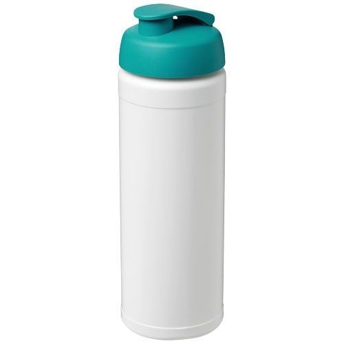 PF210070-6Baseline® Plus 750 ml Flasche mit Klappdeckel_ weiss_aquablau PF210070-6Baseline® Plus 750 ml Flasche mit Klappdeckel_ weiss_aquablau