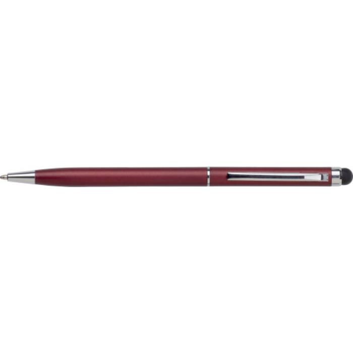 GI3832-10Kugelschreiber aus Aluminium Irina_ Bordeauxrot