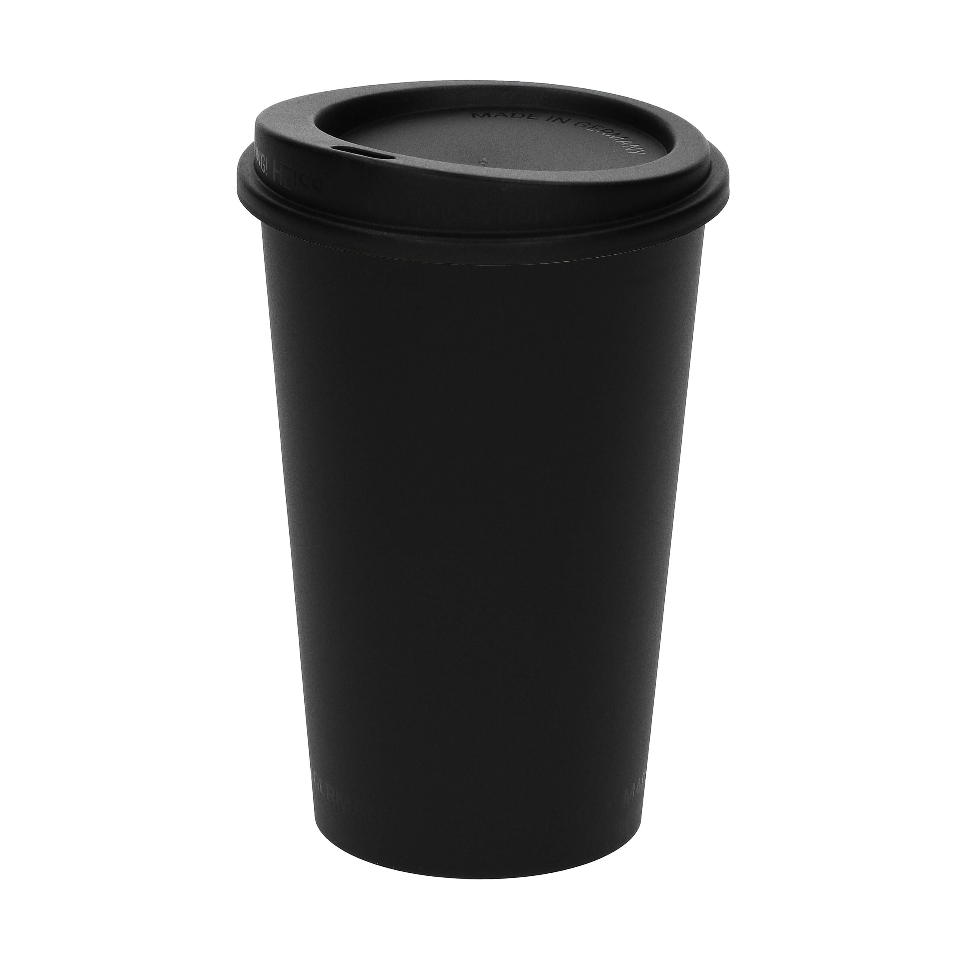 EL01854-5Kaffeebecher _ToGo_ 0_3 l_ schlichtes schwarz_ schlichtes schwarz