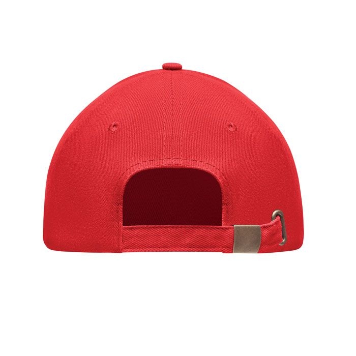 MO9643-05Tekapo Baseball Kappe 6 Panels_ rot