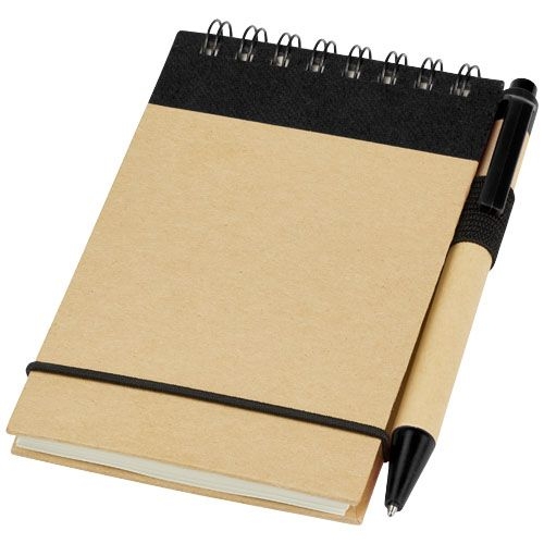 PF106269-2Zuse A7 Recycling Notizblock mit Stift_ natur_schwarz PF106269-2Zuse A7 Recycling Notizblock mit Stift_ natur_schwarz