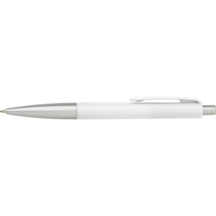 GI6638-02Kugelschreiber aus Kunststoff Olivier_ Weiss