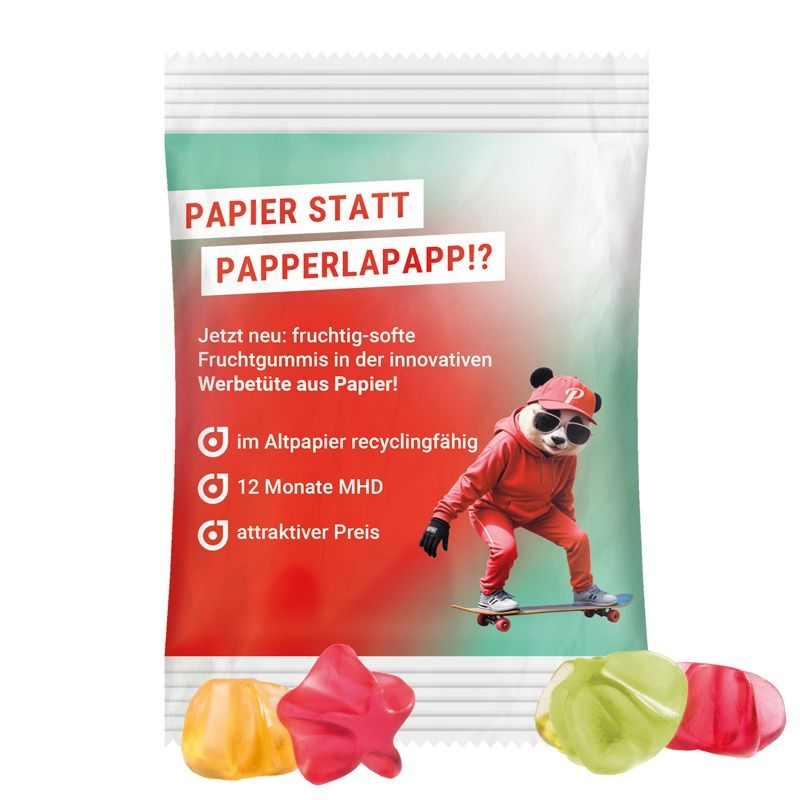 JG18062-2Minituete 15 g Trolli Fruchtgummi Standardformen_ Stern_ weiss