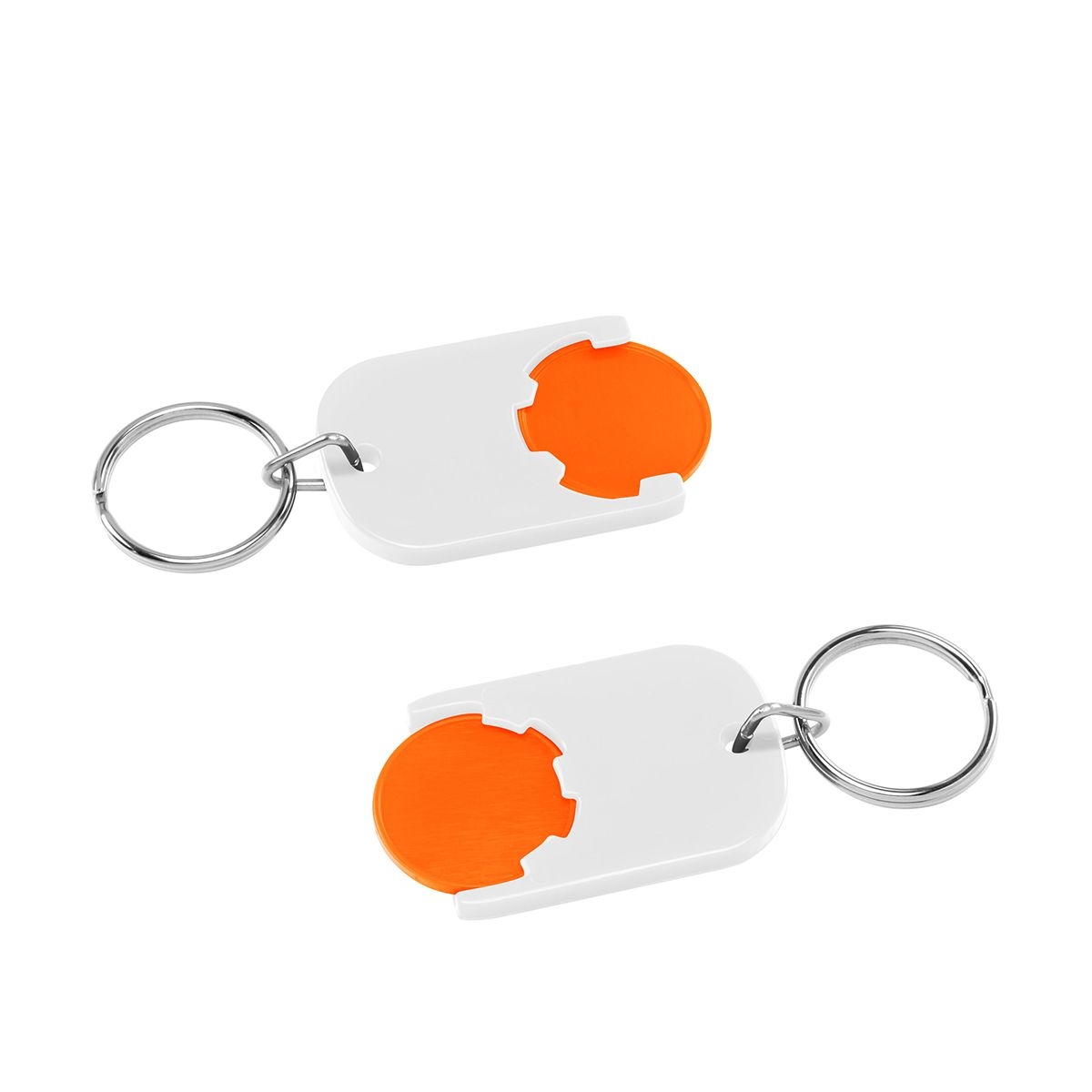 HE7555R-5-0Chiphalter mit 1€-Chip _Gamma_ orange_ weiss HE7555R-5-0Chiphalter mit 1€-Chip _Gamma_ orange_ weiss
