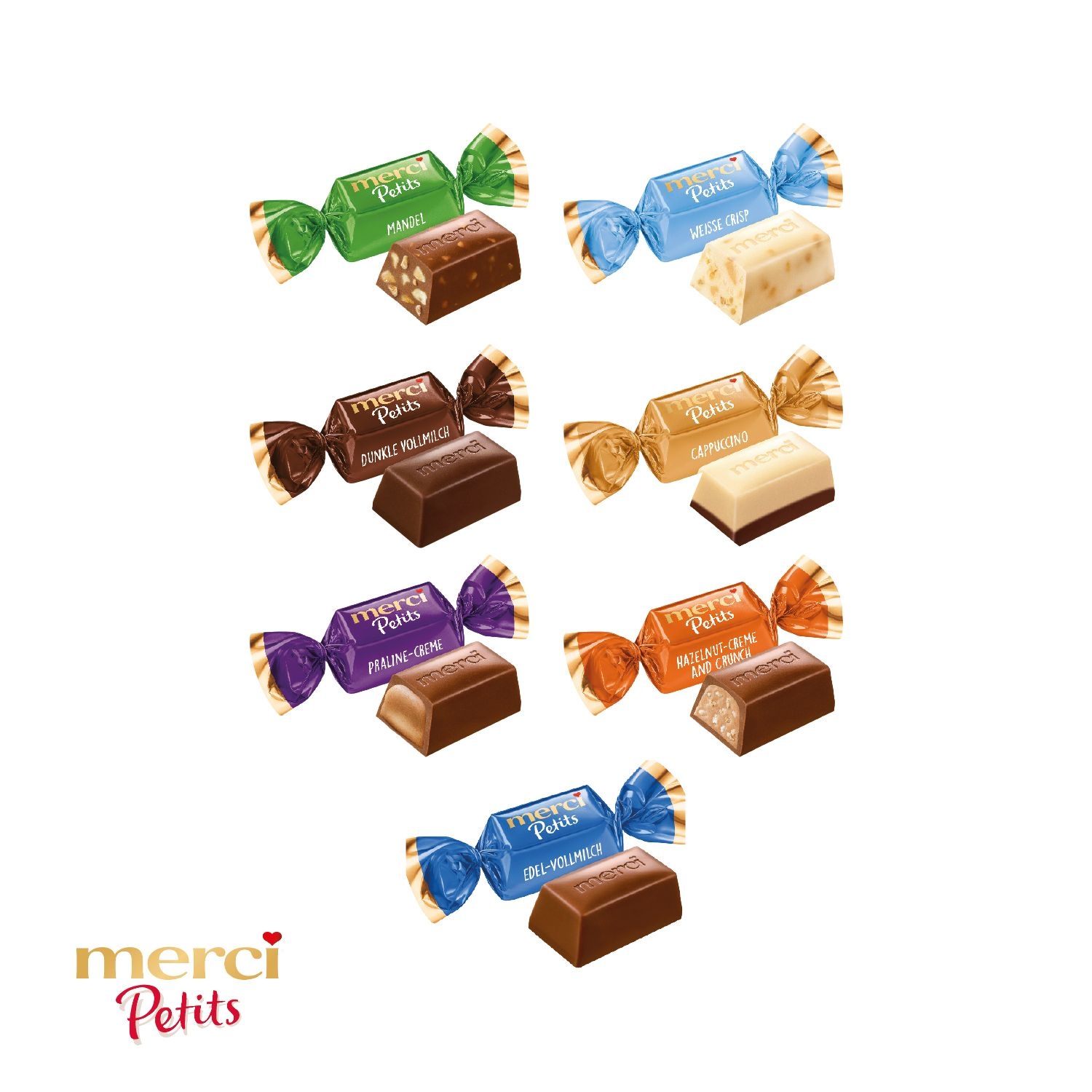 CD91610-01Merci® Petits _Mini Selection_ Merci Petits