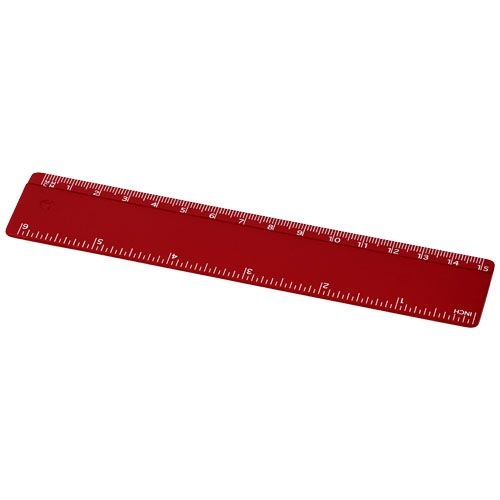 PF210536-5Renzo 15 cm Kunststofflineal_ rot PF210536-5Renzo 15 cm Kunststofflineal_ rot