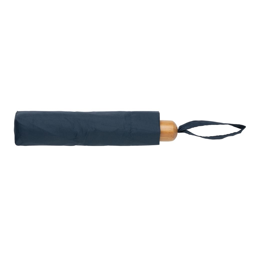 XDP850_57-520.5_ Impact AWARE™ RPET 190T Pongee Bambus Mini-Schirm_ navy blau