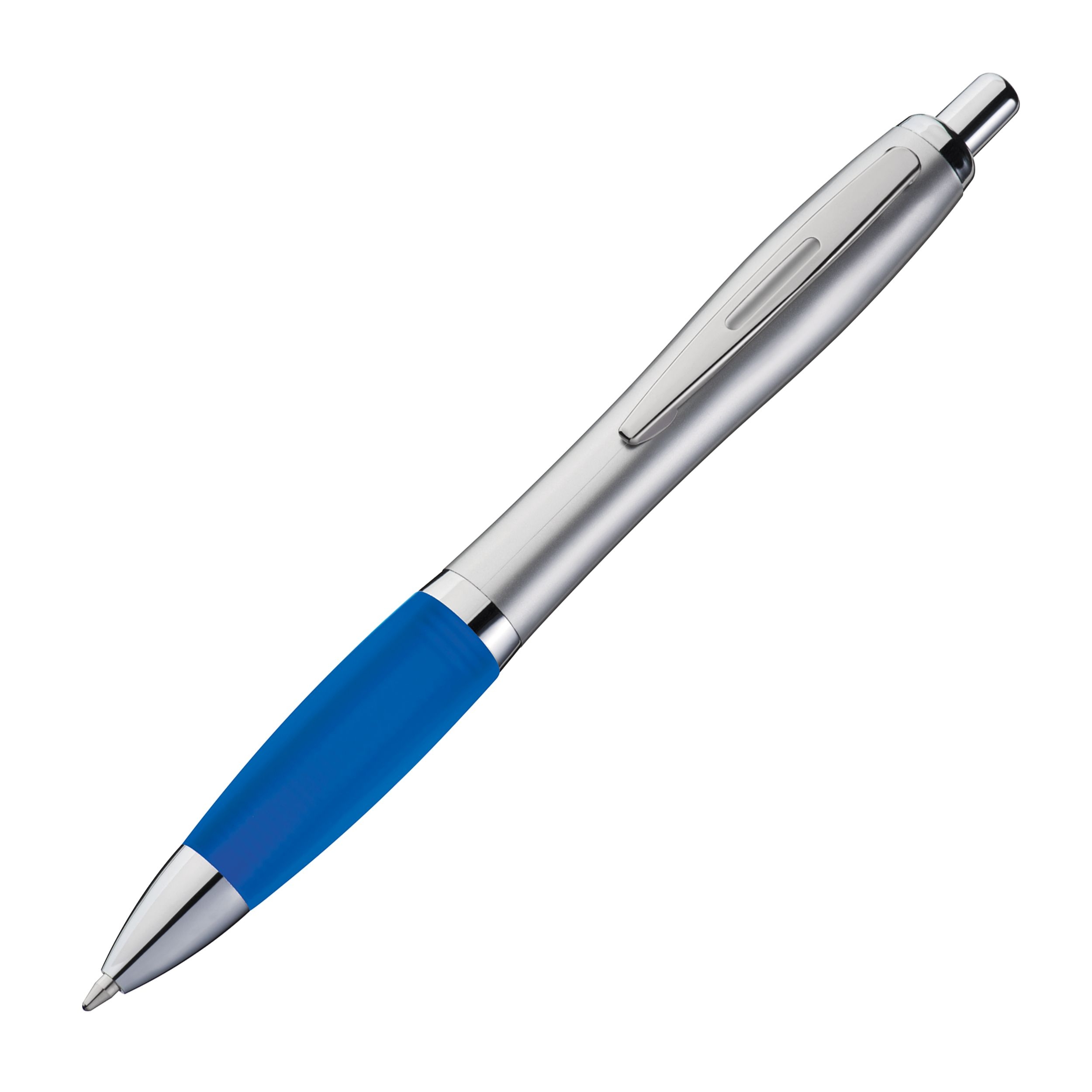 MA11681-04Kugelschreiber mit silbernem Schaft _ blau MA11681-04Kugelschreiber mit silbernem Schaft _ blau