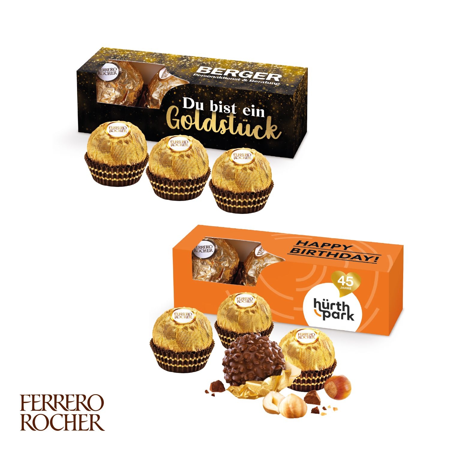 CD91025Werbeartikel - Ferrero Rocher_ 3er