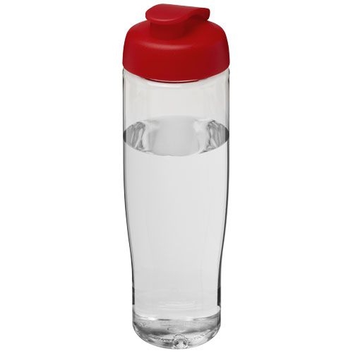 PF210040-4H2O Active® Tempo 700 ml Sportflasche mit Klappdeckel_ transparent_rot PF210040-4H2O Active® Tempo 700 ml Sportflasche mit Klappdeckel_ transparent_rot