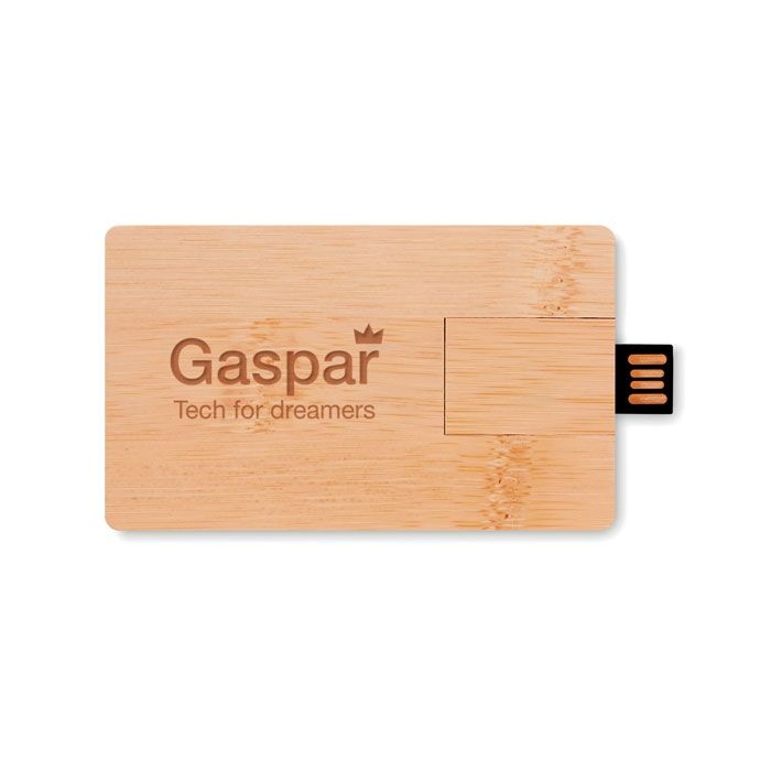 MO1203-40Creditcard Plus 16GB USB Stick Bambus_ Holz_ 16 GB