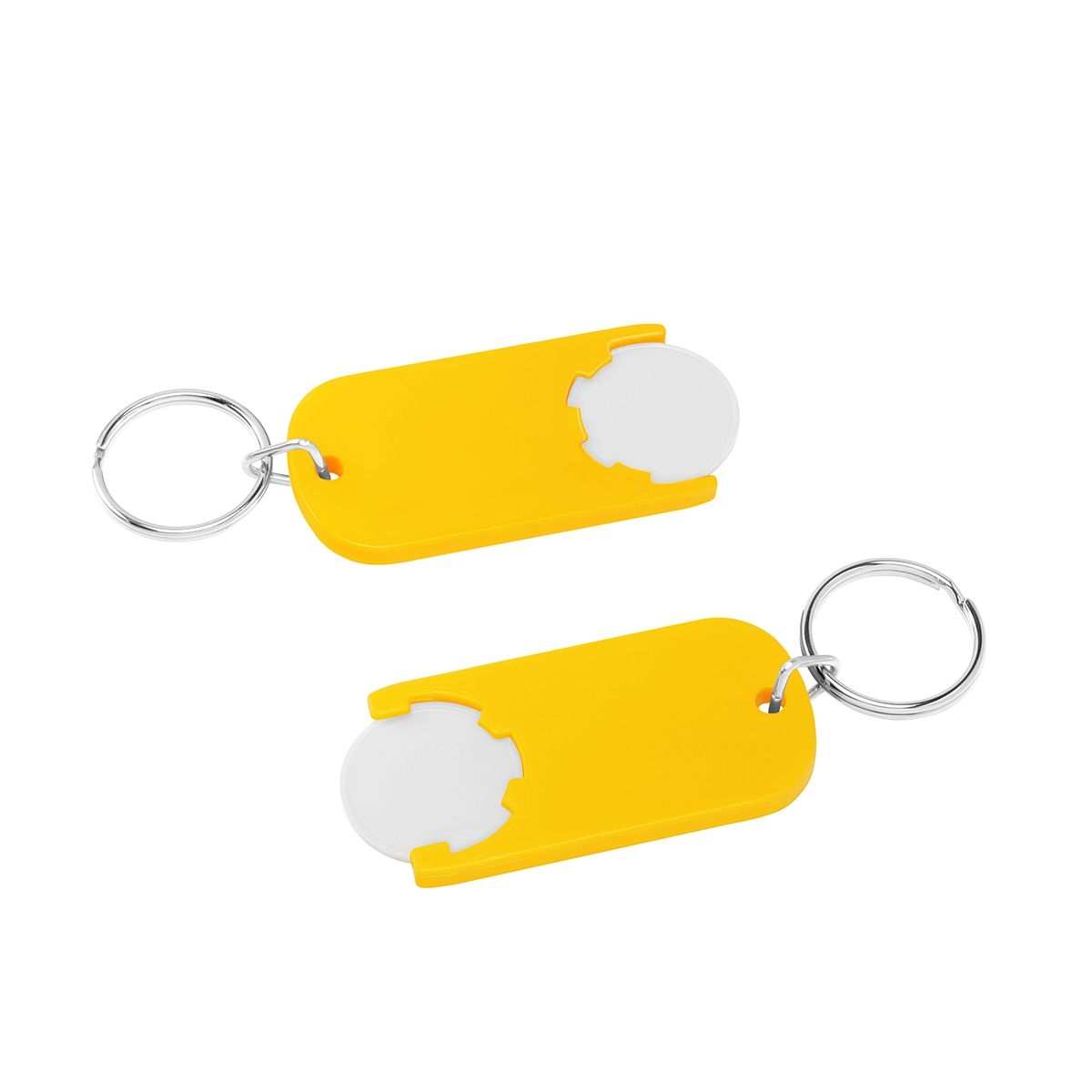 HE7439R-0-4Chiphalter mit 1€-Chip _Alpha_ weiss_ gelb HE7439R-0-4Chiphalter mit 1€-Chip _Alpha_ weiss_ gelb
