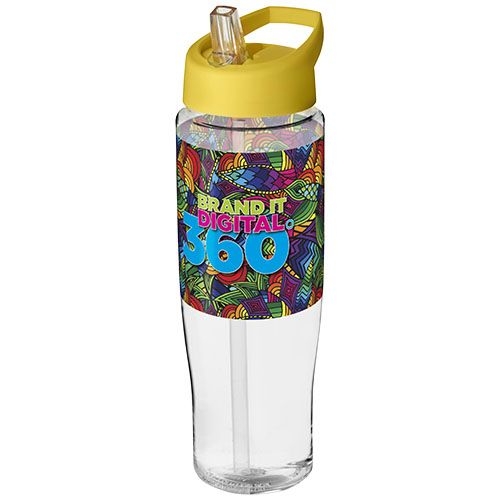 PF210044-25H2O Active® Tempo 700 ml Sportflasche mit Ausgussdeckel_ transparent_gelb