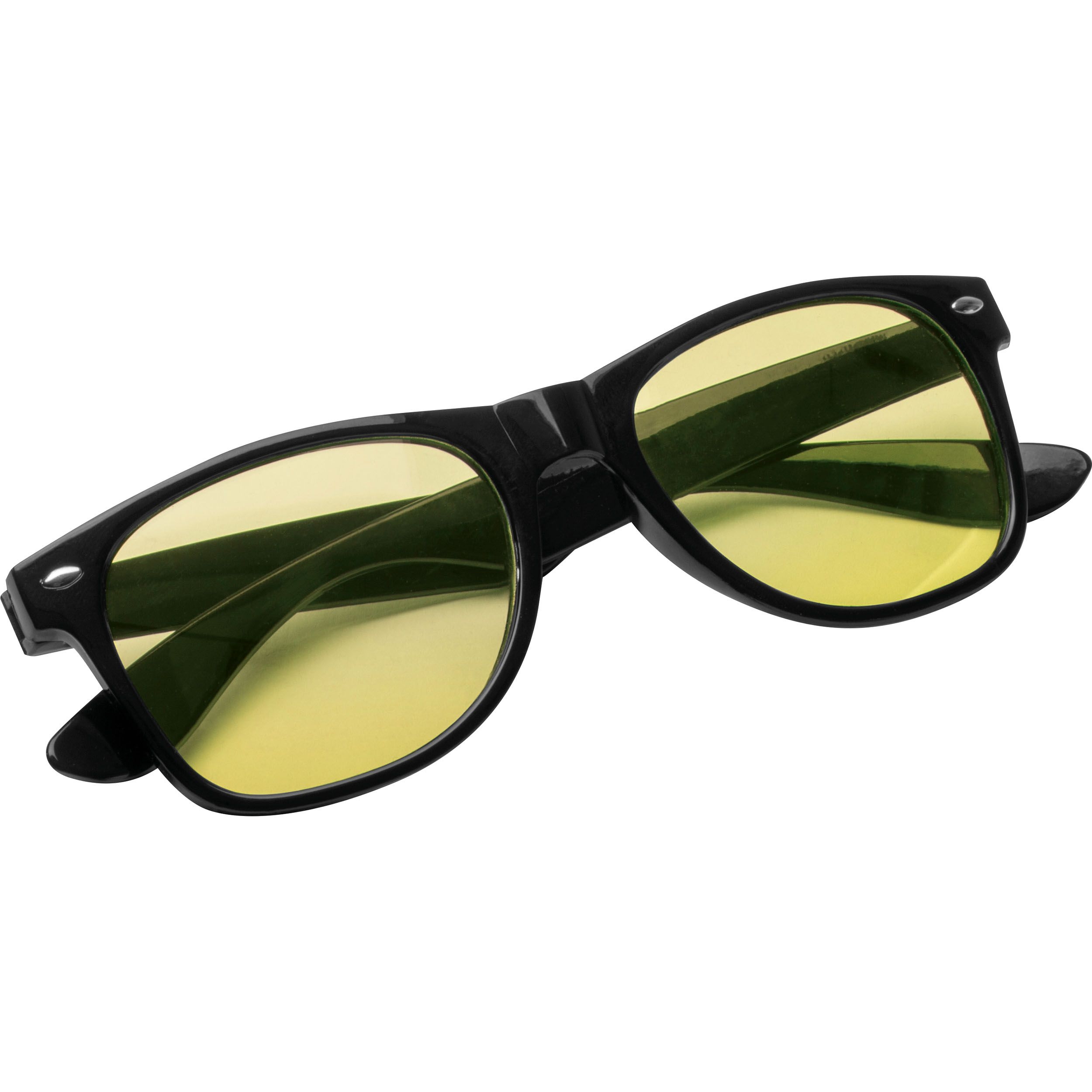 MA52465-08Sonnenbrille mit farbigen Glaesern GRAZIA_ gelb
