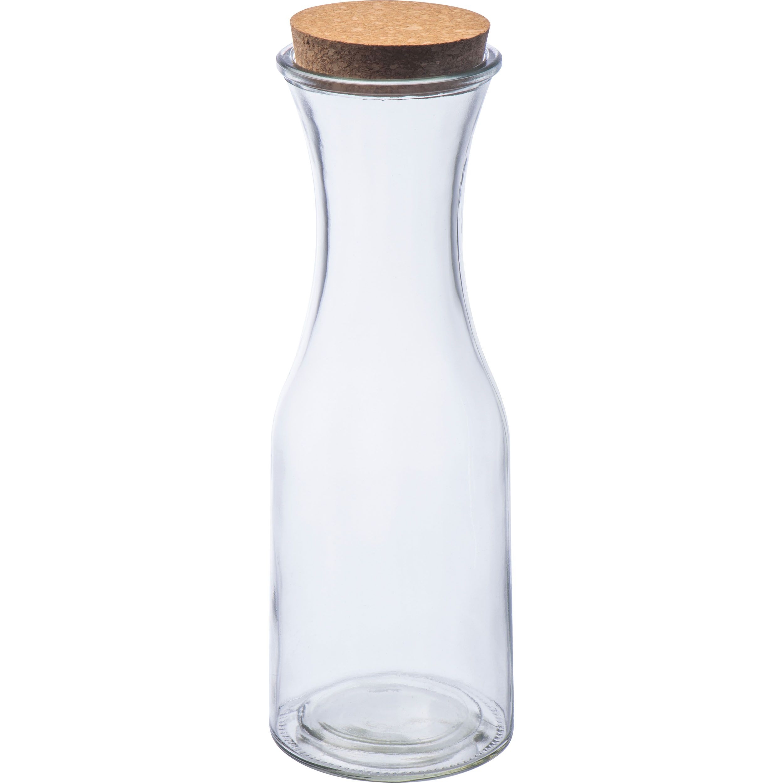 MA62306-66Glasflasche mit Korkdeckel_ transparent