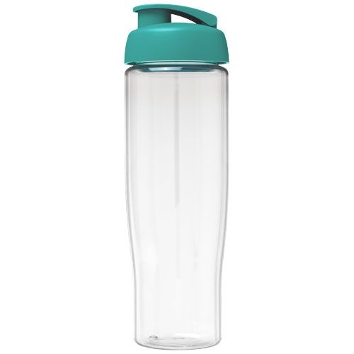 PF210040-6H2O Active® Tempo 700 ml Sportflasche mit Klappdeckel_ transparent_aquablau