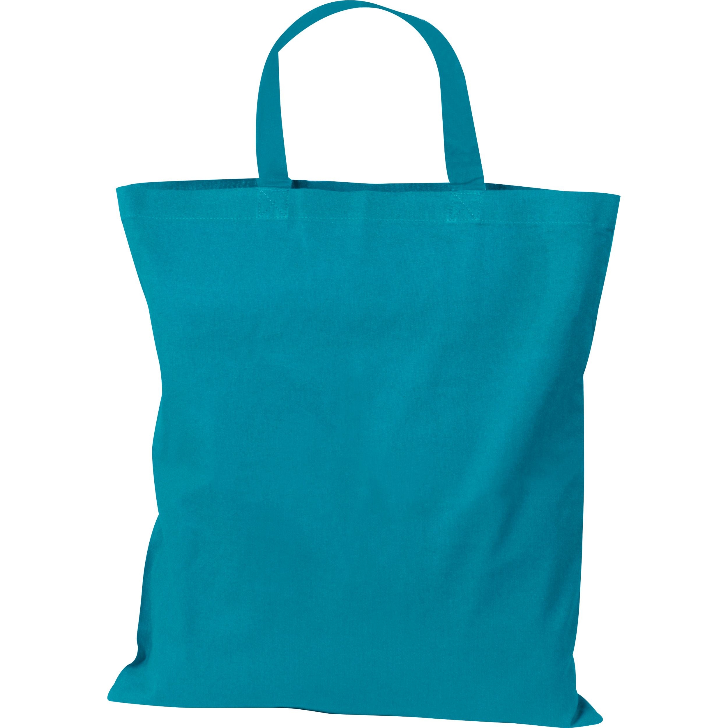 MA60680-14Baumwolltasche mit kurzen Henkeln _ tuerkis MA60680-14Baumwolltasche mit kurzen Henkeln _ tuerkis