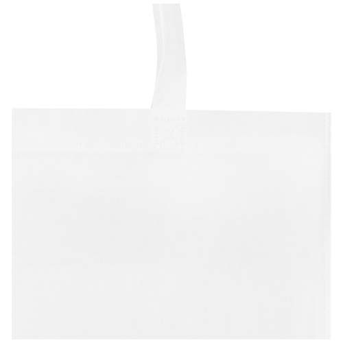 PF130105-1EcoSeal GRS-recycelte Nonwoven Kongress Tragetasche 6 L_ weiss