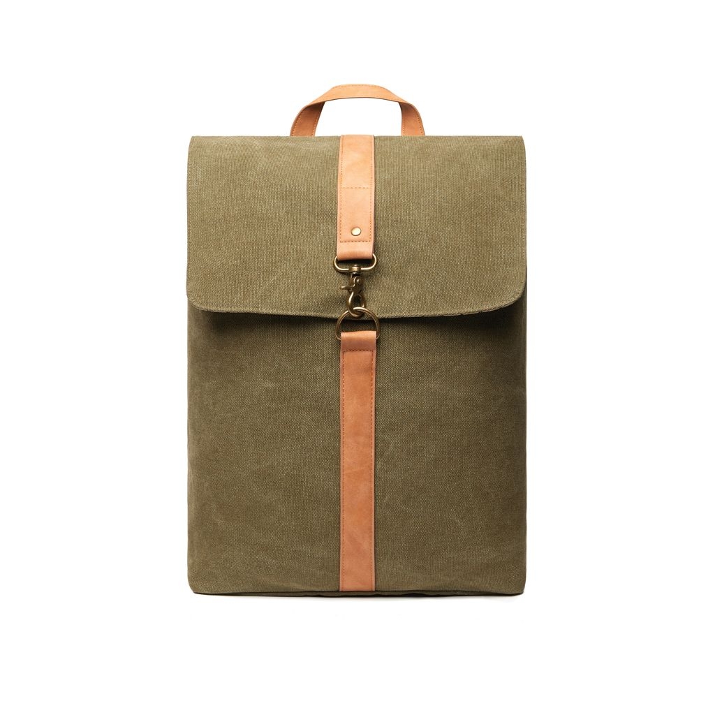 XDV52101-8VINGA Bosler Rucksack aus GRS recyceltem Canvas_ gruen