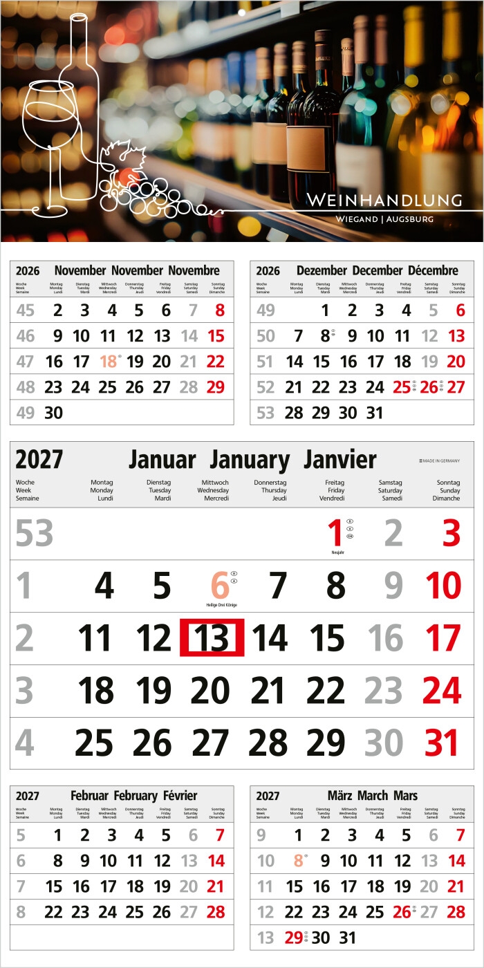 GE0007-HE5-Monatskalender Commerce 5 Post