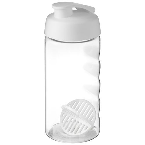 H2O Active® Bop 500 ml Shakerflasche, weiß,transparent