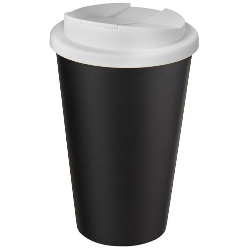 PF210695-15Americano® 350 ml Isolierbecher mit auslaufsicherem Schraubverschluss_ schwarz_weiss PF210695-15Americano® 350 ml Isolierbecher mit auslaufsicherem Schraubverschluss_ schwarz_weiss