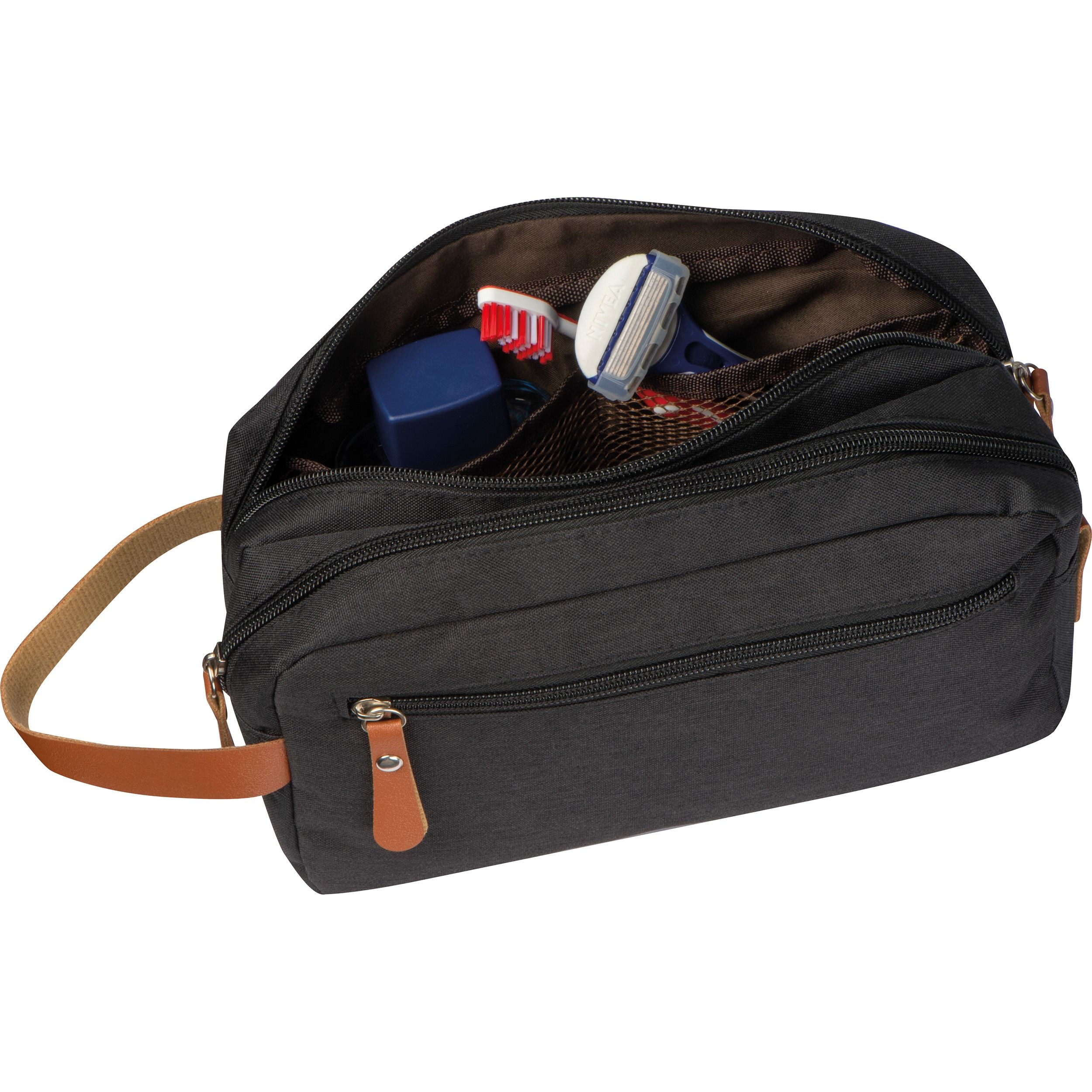 MA63250-03Kosmetiktasche aus Polyester_ schwarz