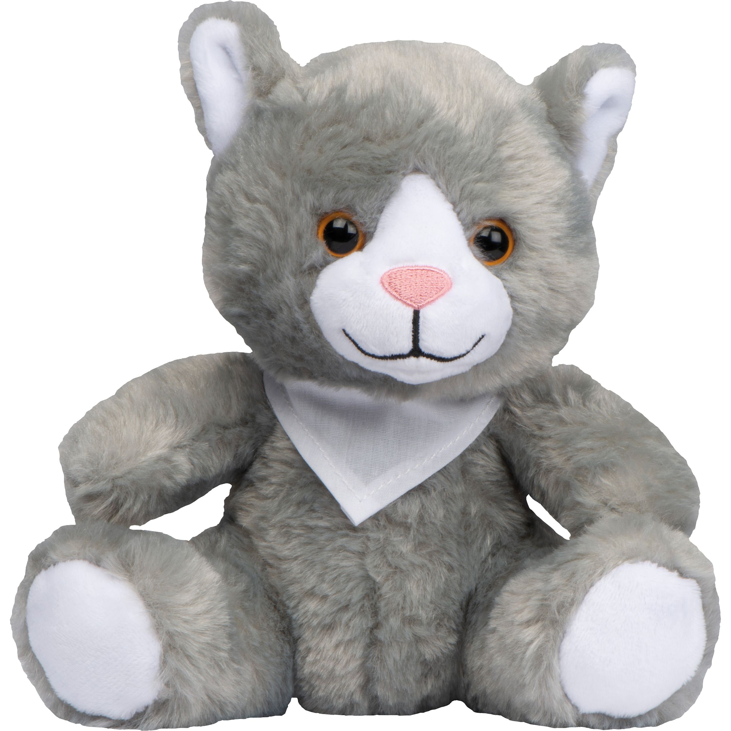 MA52627-07Plueschtier Katze_ silbergrau