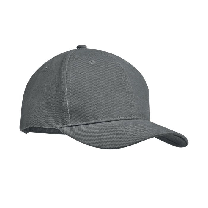 MO9643-07Tekapo Baseball Kappe 6 Panels_ Grau