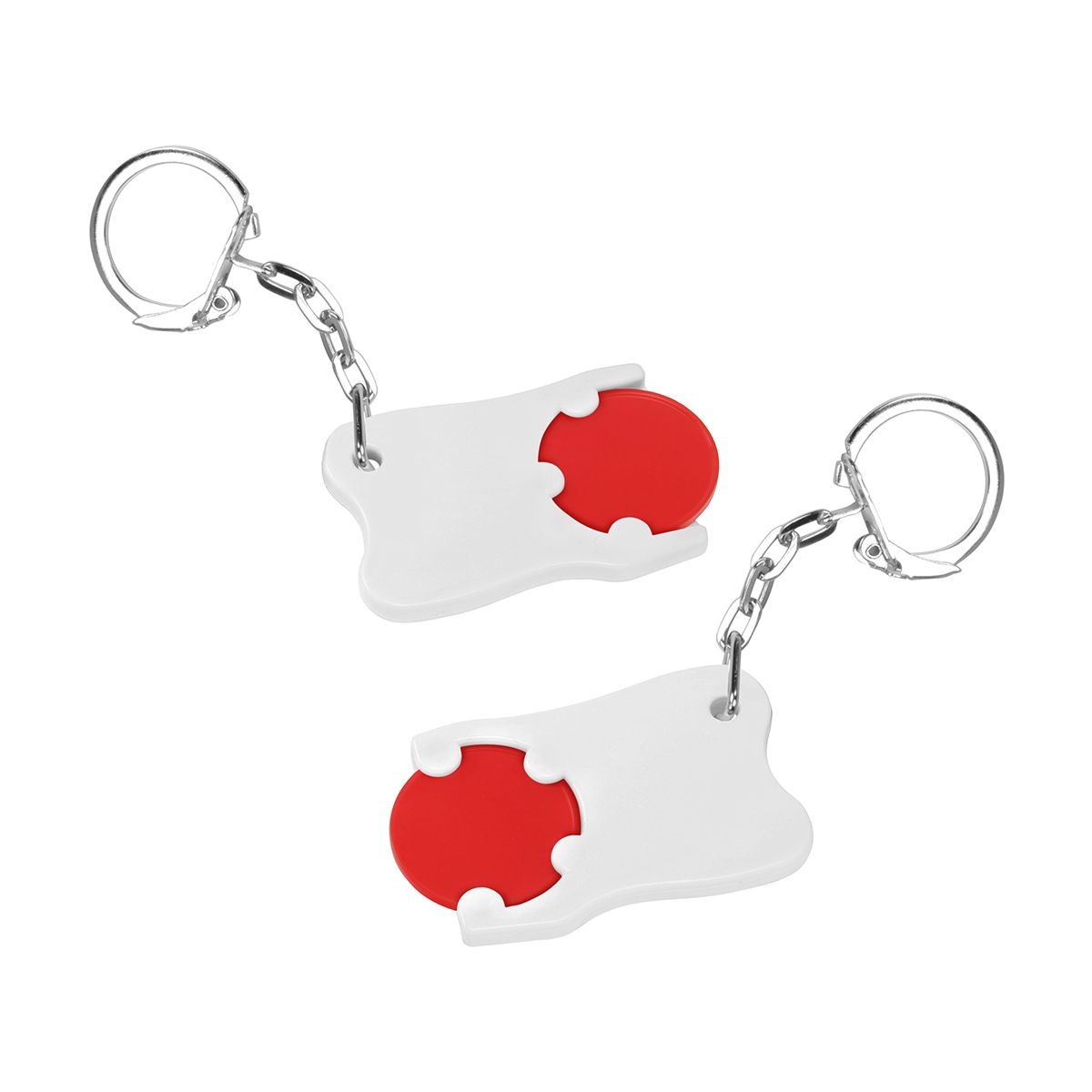 HE8287K-1-0Chiphalter mit 1€-Chip _Zahn_ rot_ weiss HE8287K-1-0Chiphalter mit 1€-Chip _Zahn_ rot_ weiss