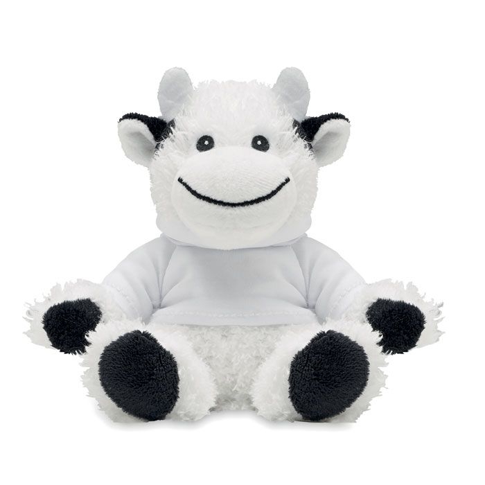 MO6735-06Manny Pluesch-Kuh mit Hoody_ Weiss