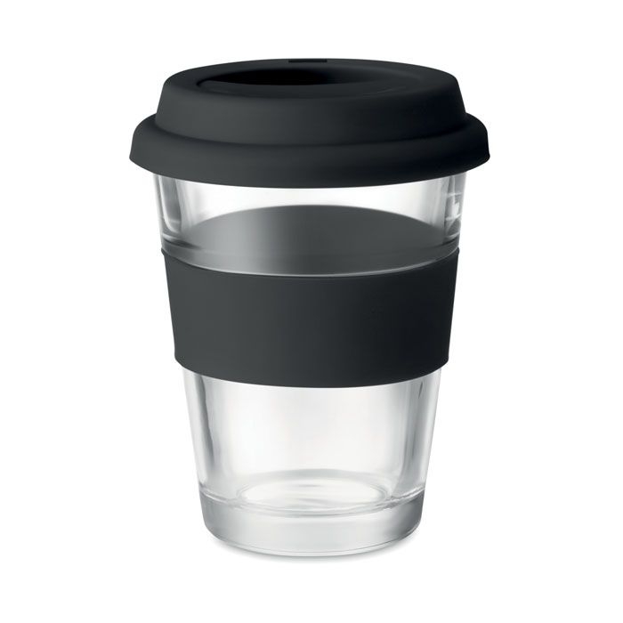 MO9992-03Astoglass Glas Becher 350 ml_ Schwarz