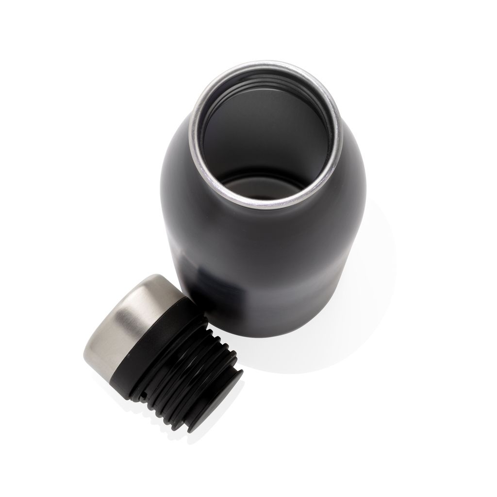 XDP435.71-1Deluxe Wasserflasche aus RCS recyceltem Stainless-Steel_ schwarz